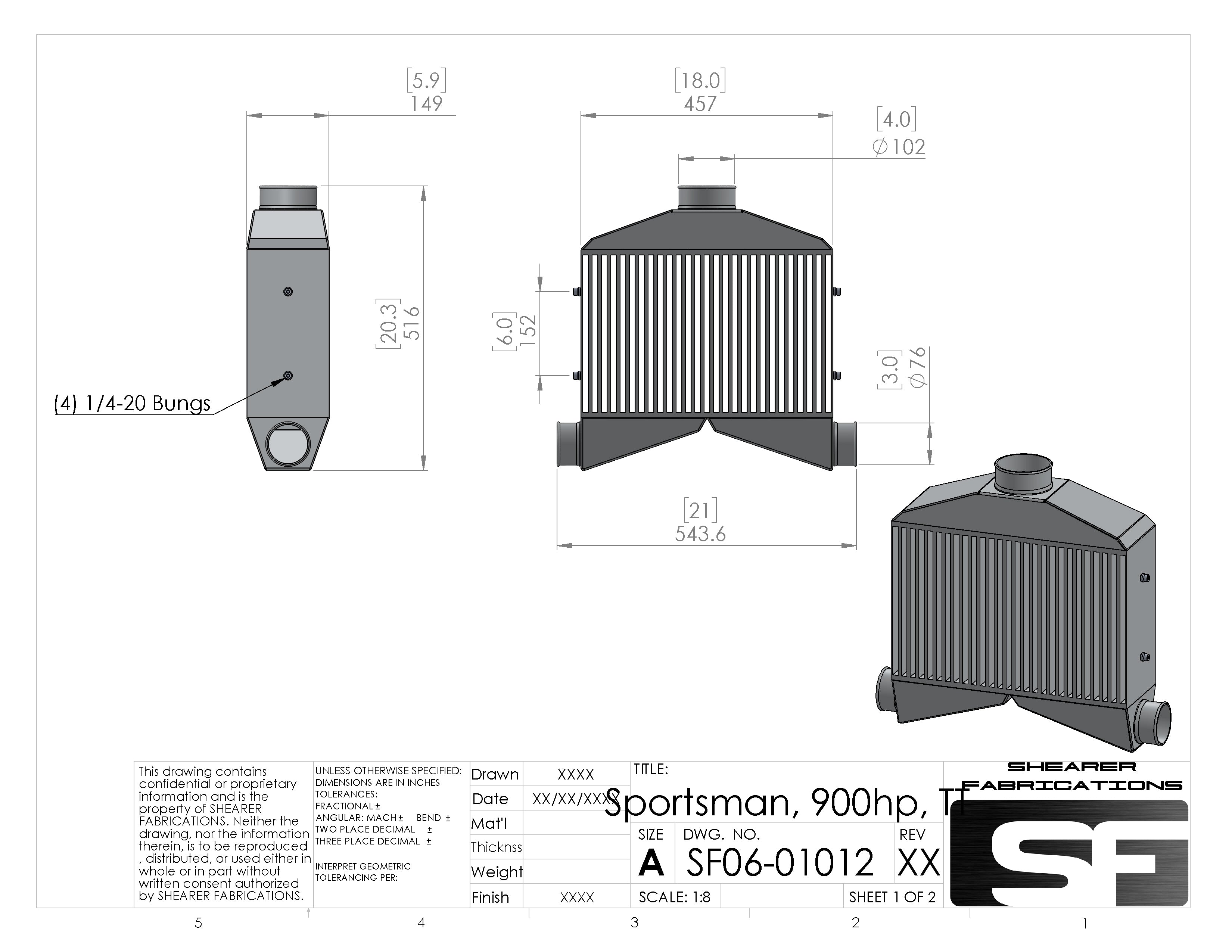Sportsman Air/Air, 900hp. Twin Turbo
