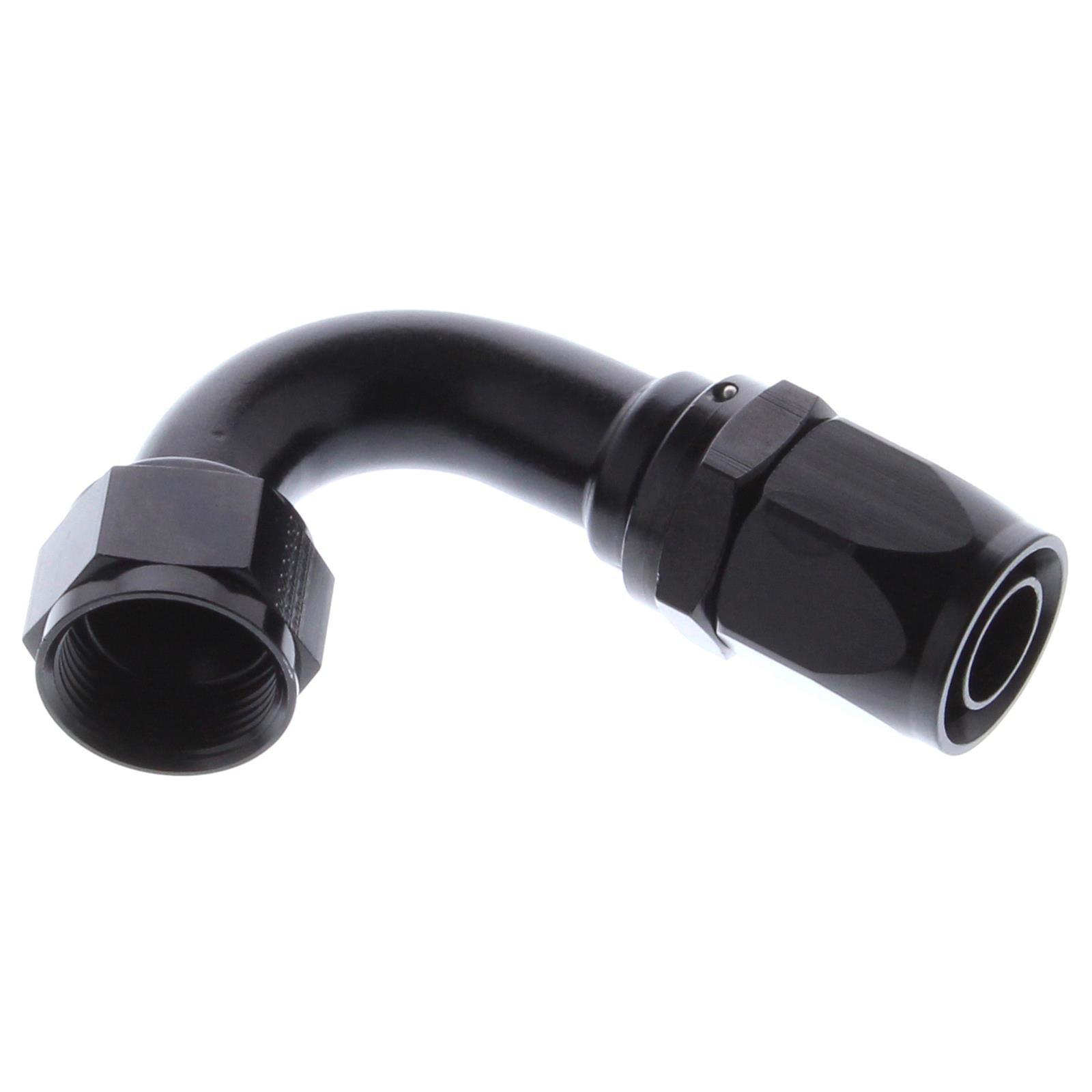 Fragola -16AN x 120 Degree Pro-Flow Hose End - Black