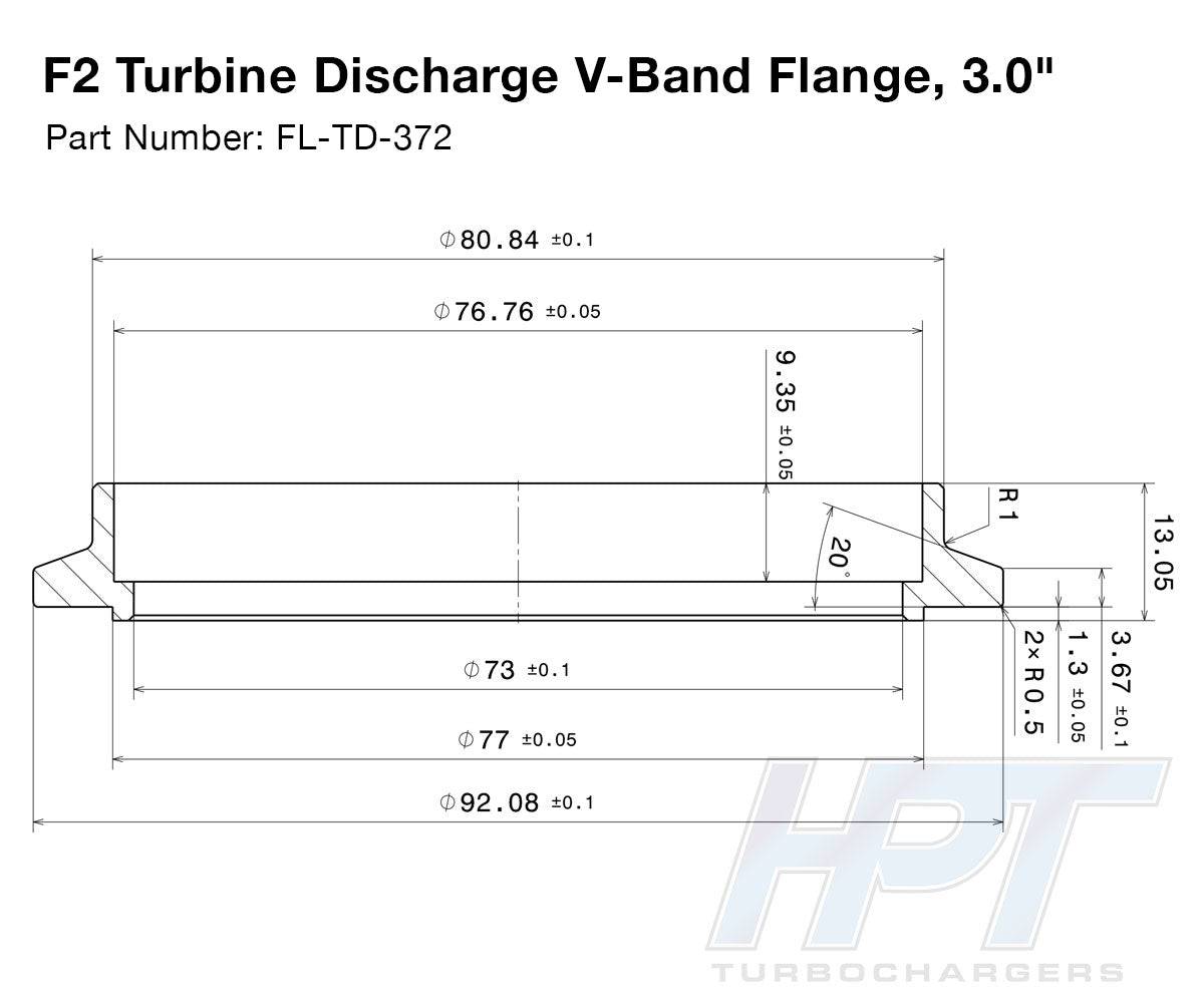 HPT F2.5 Discharge Flange - 3.00"
