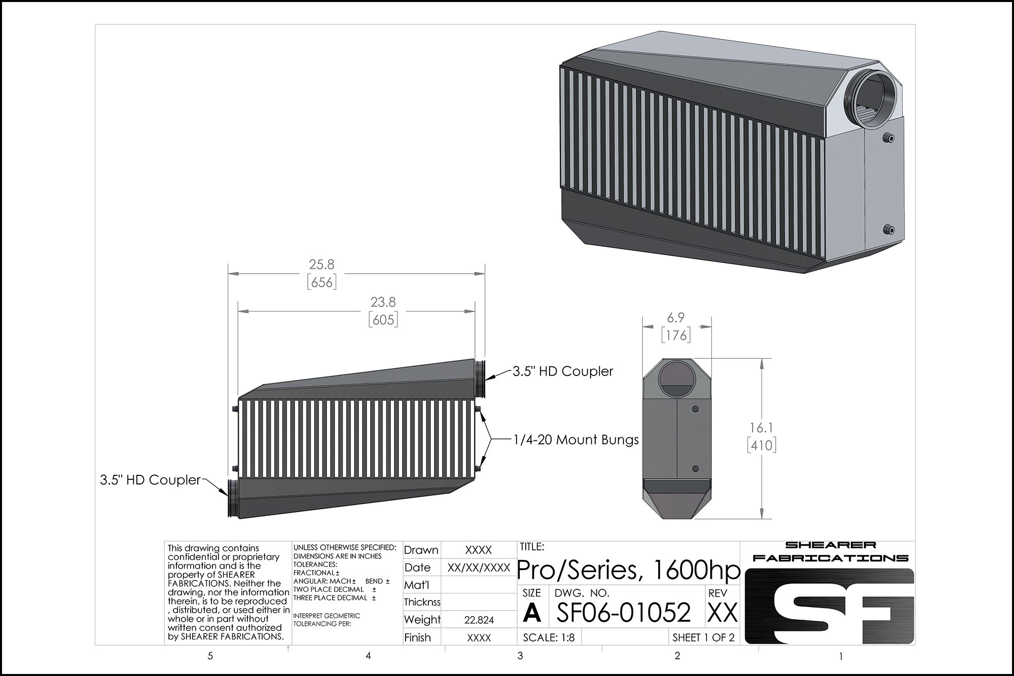 Pro/Series, 1600hp