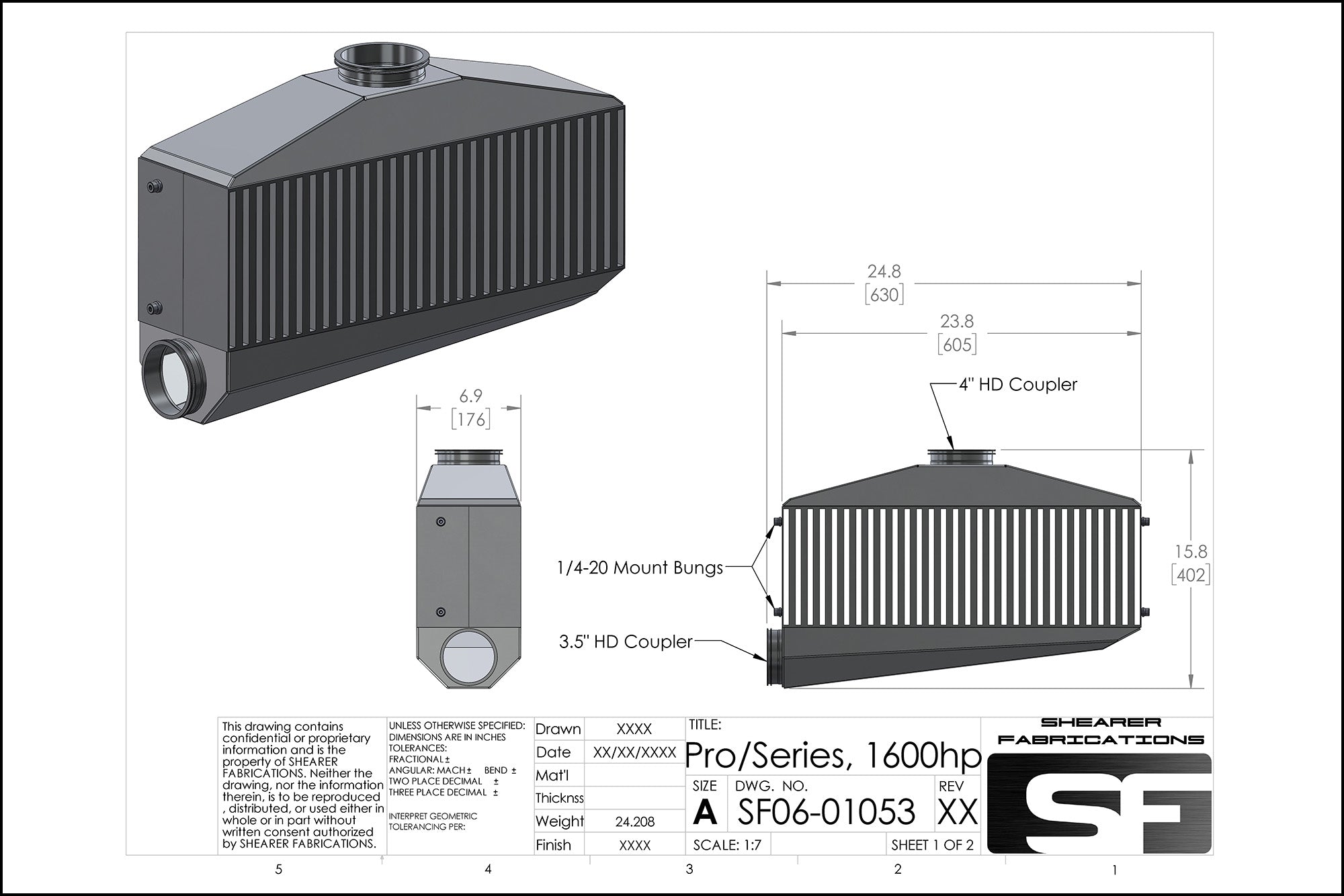Pro/Series, 1600hp