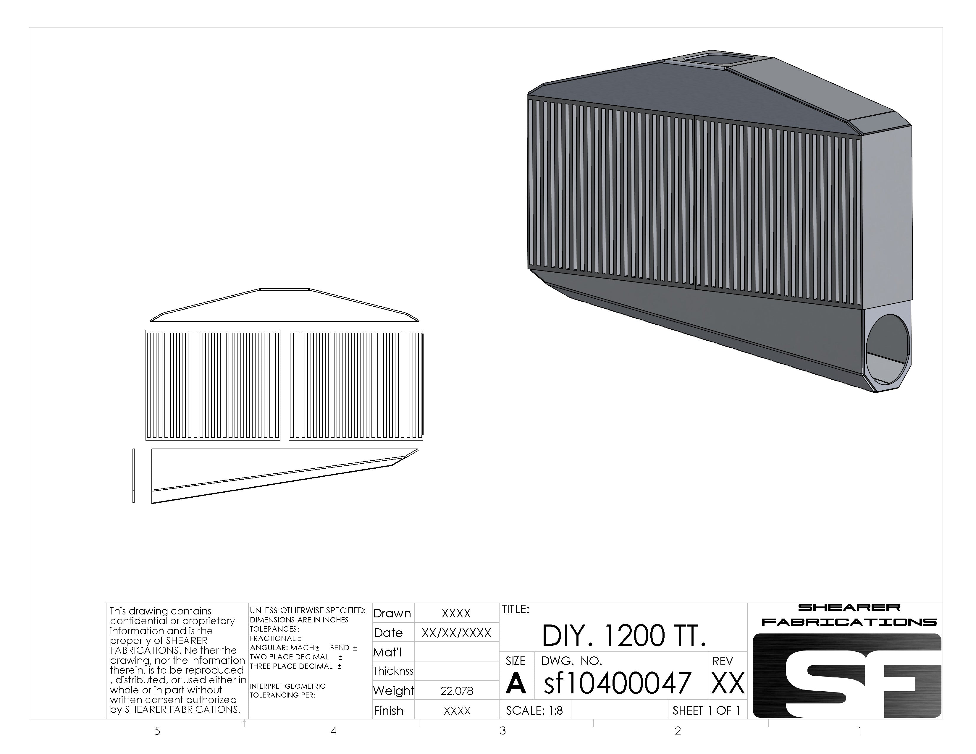 DIY Intercooler kit. A/A, 1200hp, Single In/Out