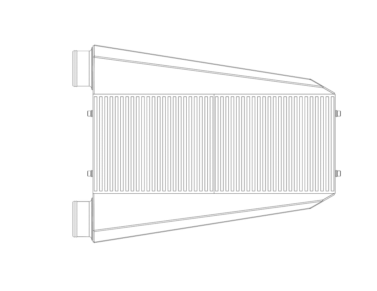CTS-V V2 Single Inlet/Outlet Intercooler