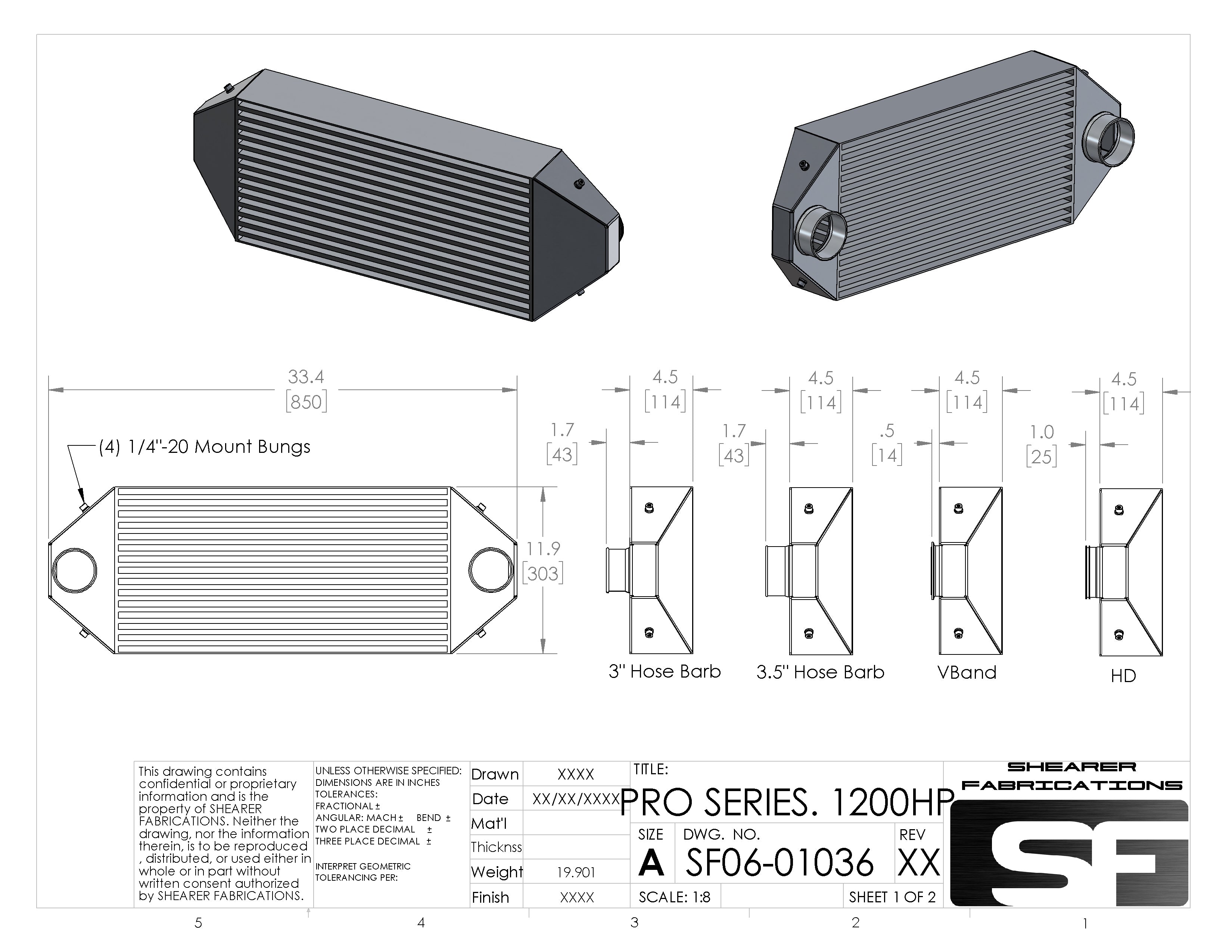 Pro/Series, 1200hp