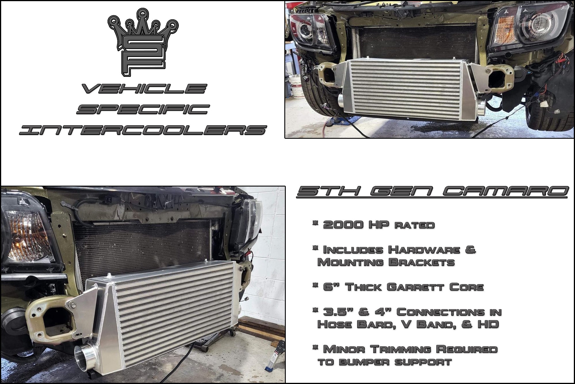 5th Gen Camaro Pro Series, 2000hp Intercooler