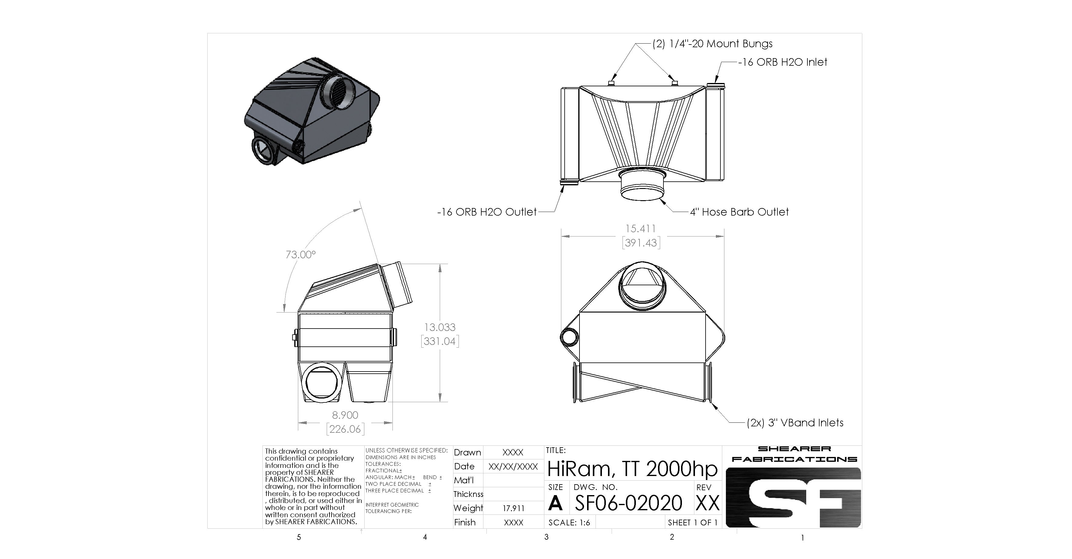 HiRam Fitment TT IC, 2000hp