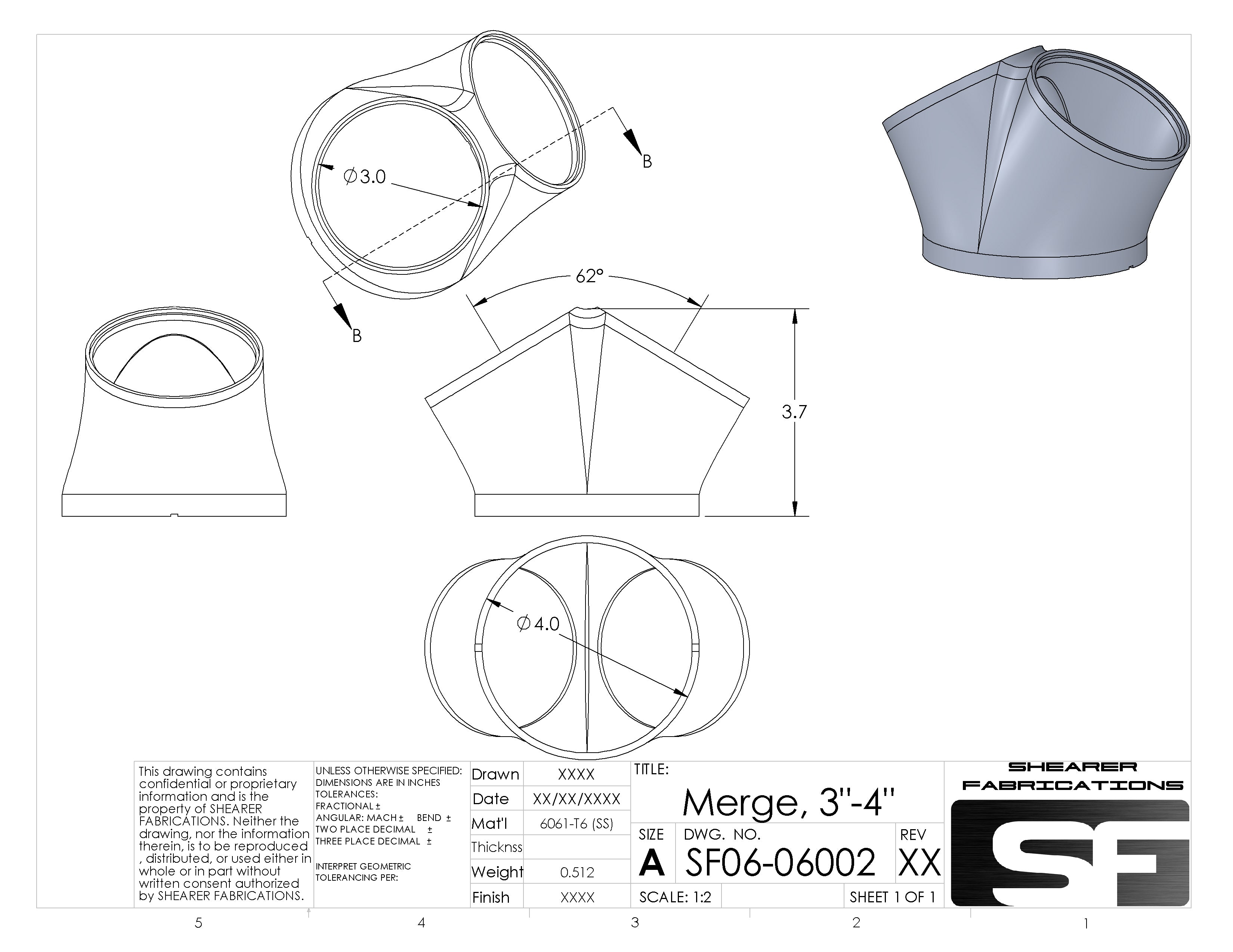 Y Merge, Aluminum