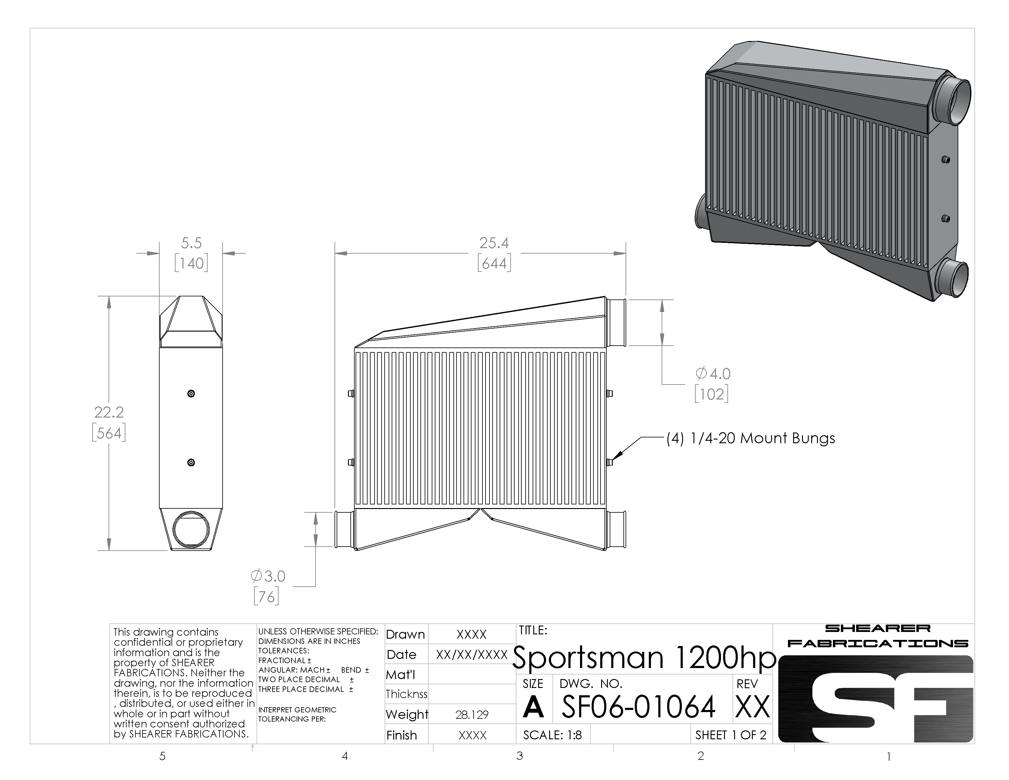 Sportsman Air/Air, 1200hp. Twin Turbo