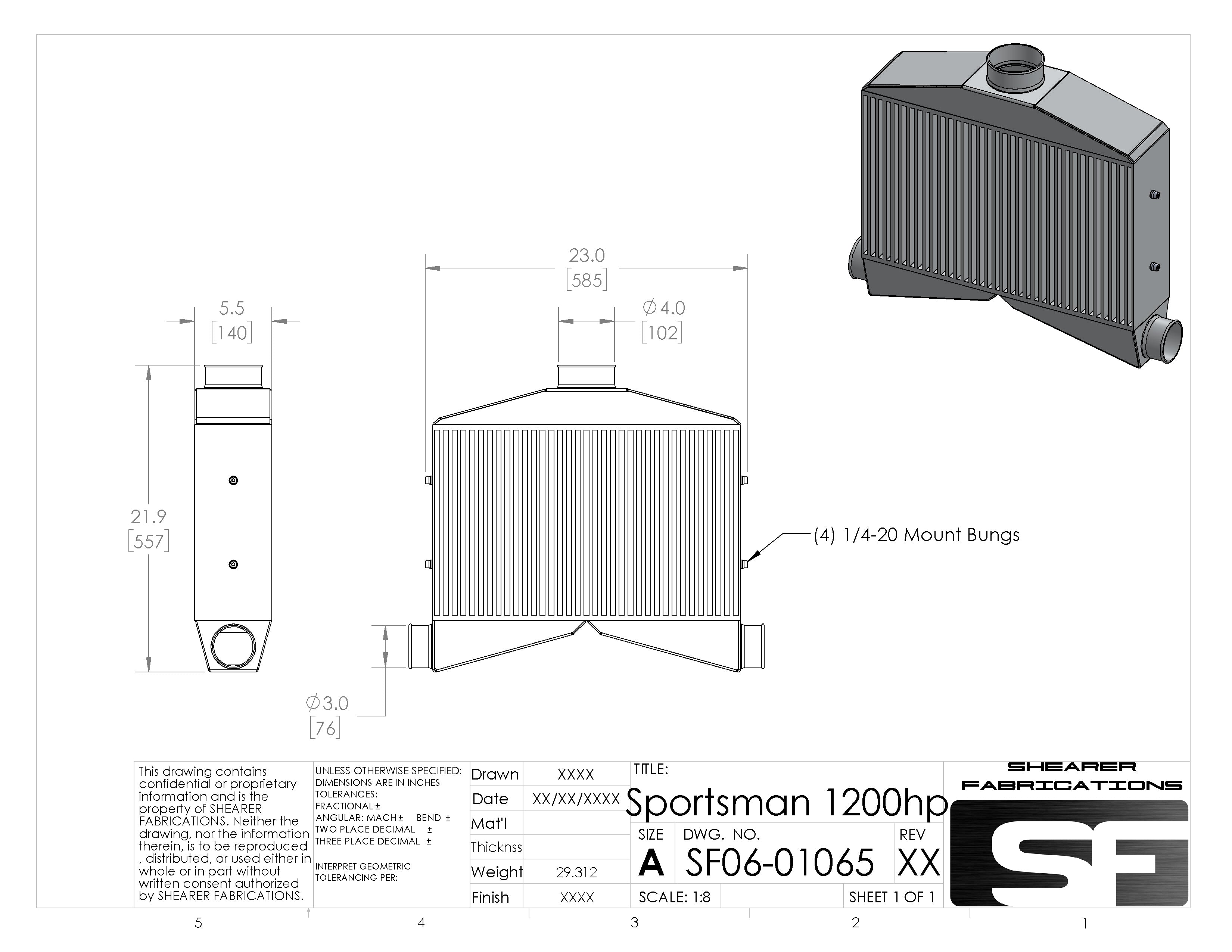 Sportsman Air/Air, 1200hp. Twin Turbo