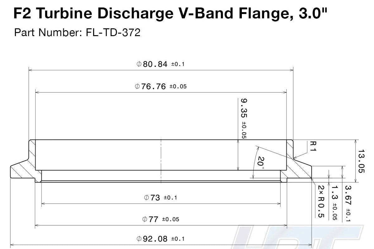 HPT F2.5 Discharge Flange & Clamp Kit - 3.00"