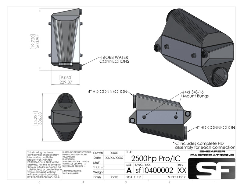 2500hp Pro/IC, Opposed