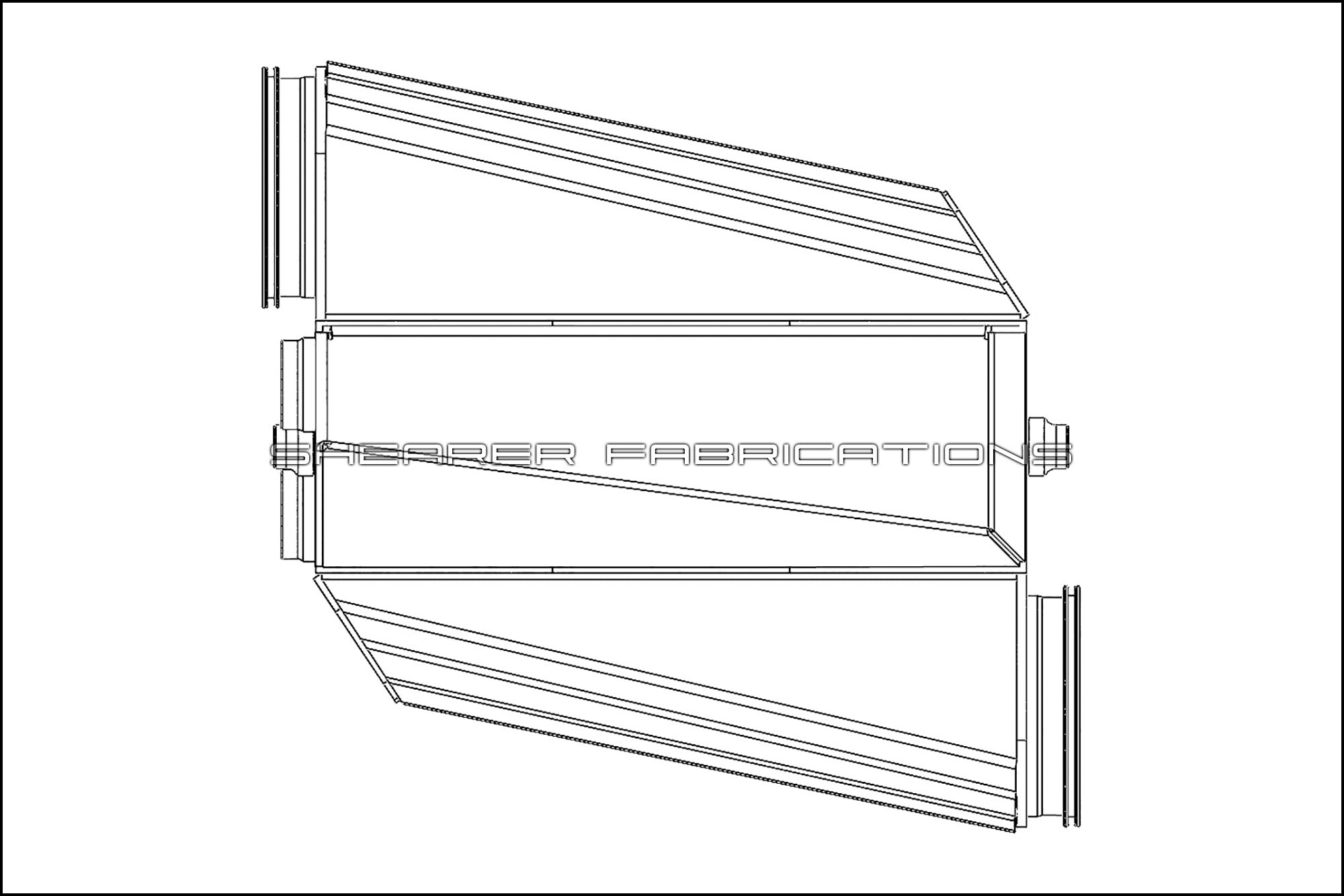 3000hp IC, Opposed Inlets