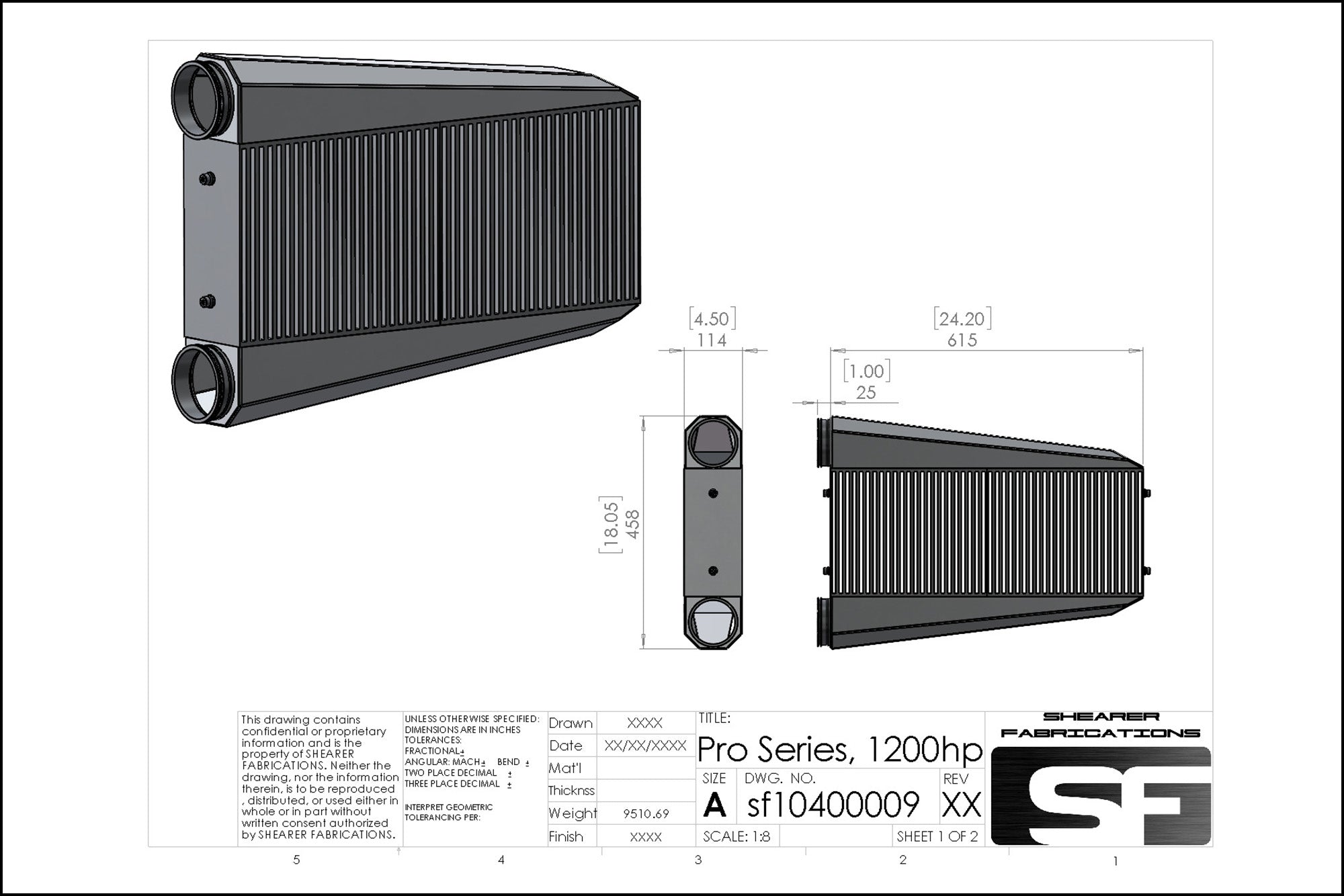 Pro/Series, 1200hp