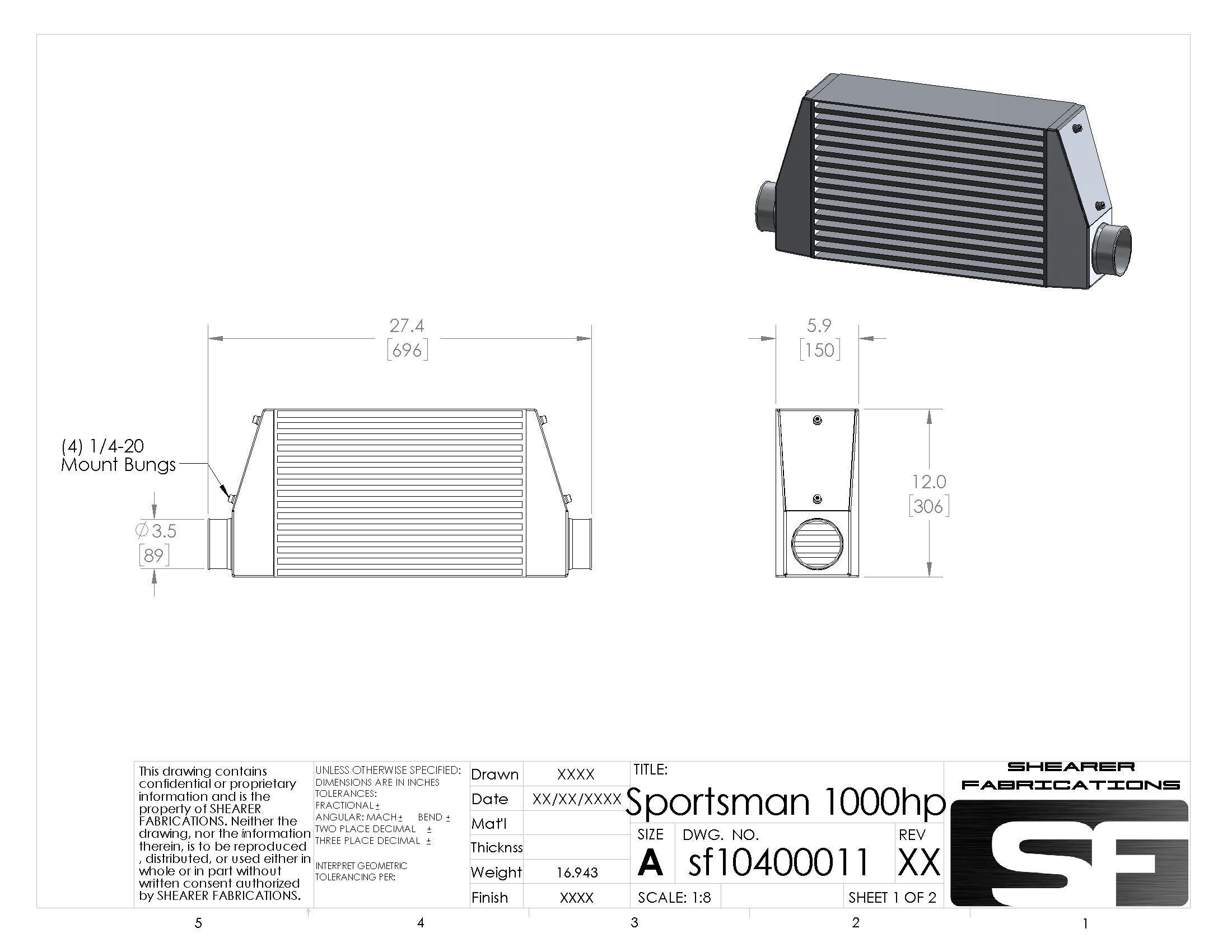 Sportsman Air/Air, 1000hp