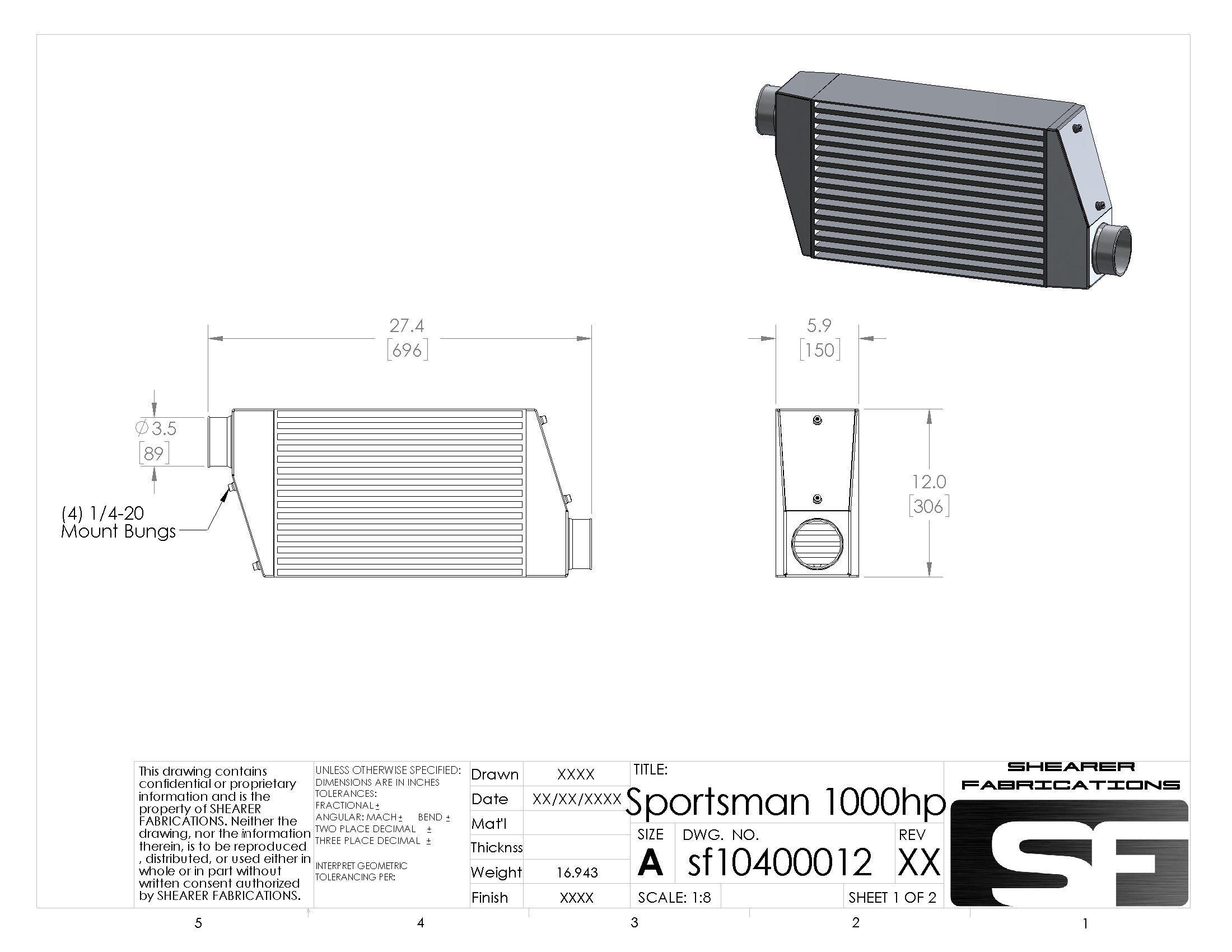 Sportsman Air/Air, 1000hp