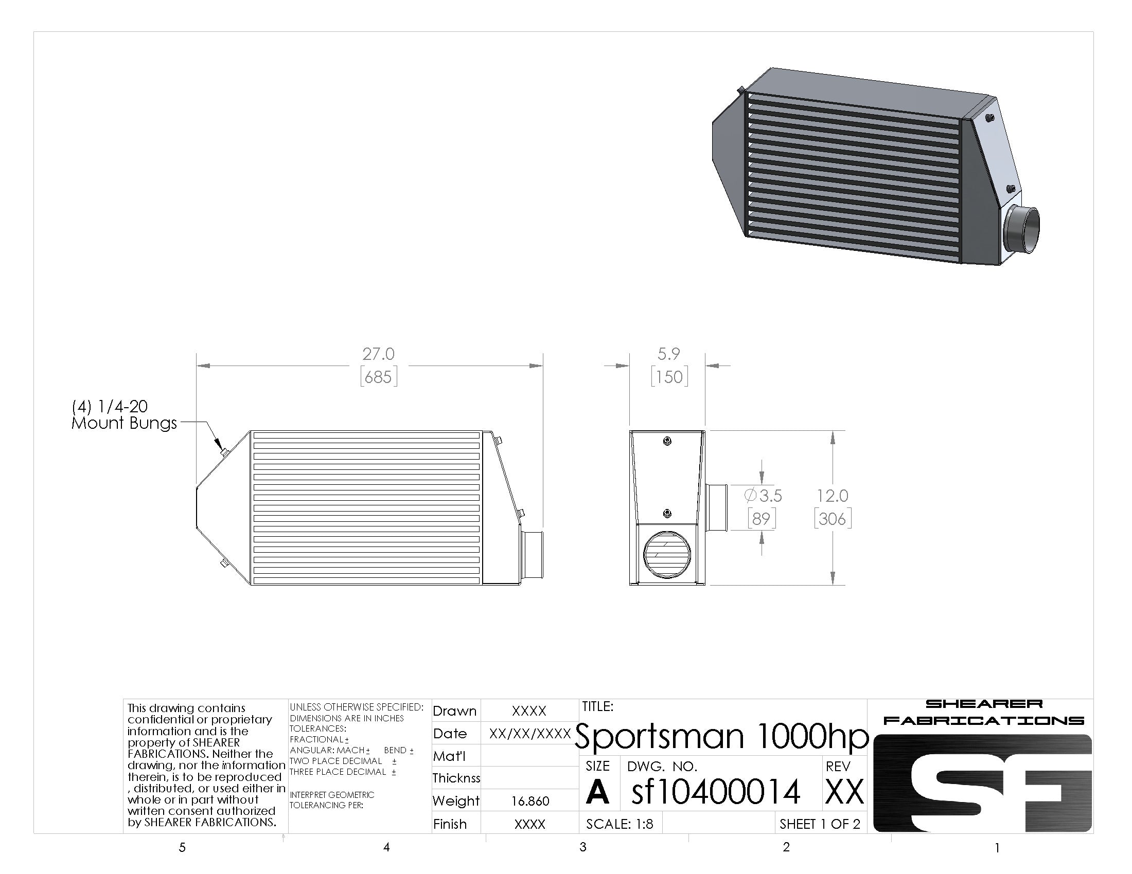 Sportsman Air/Air, 1000hp