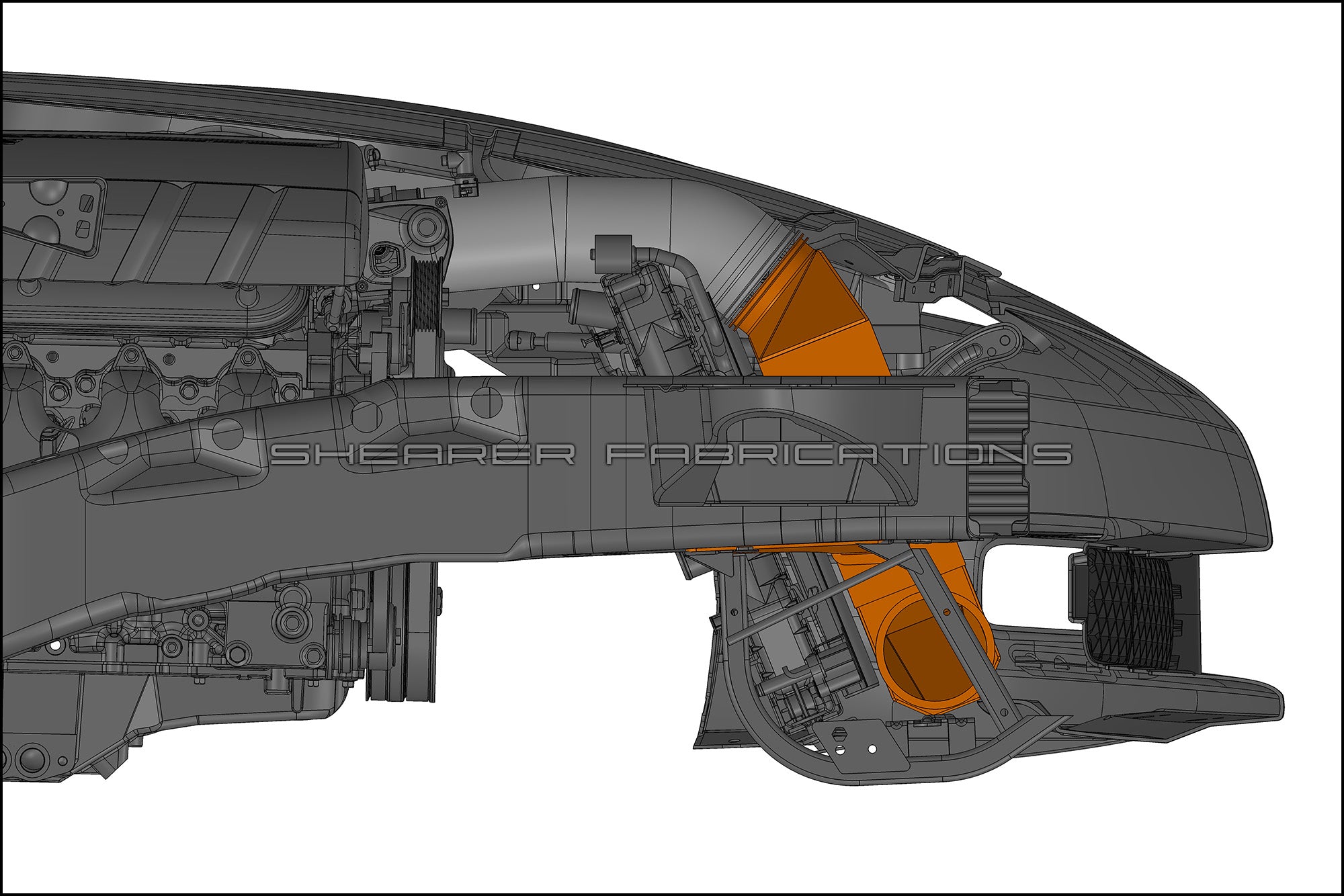 C6 Corvette Pro Series, Single Inlet/Outlet 1200hp