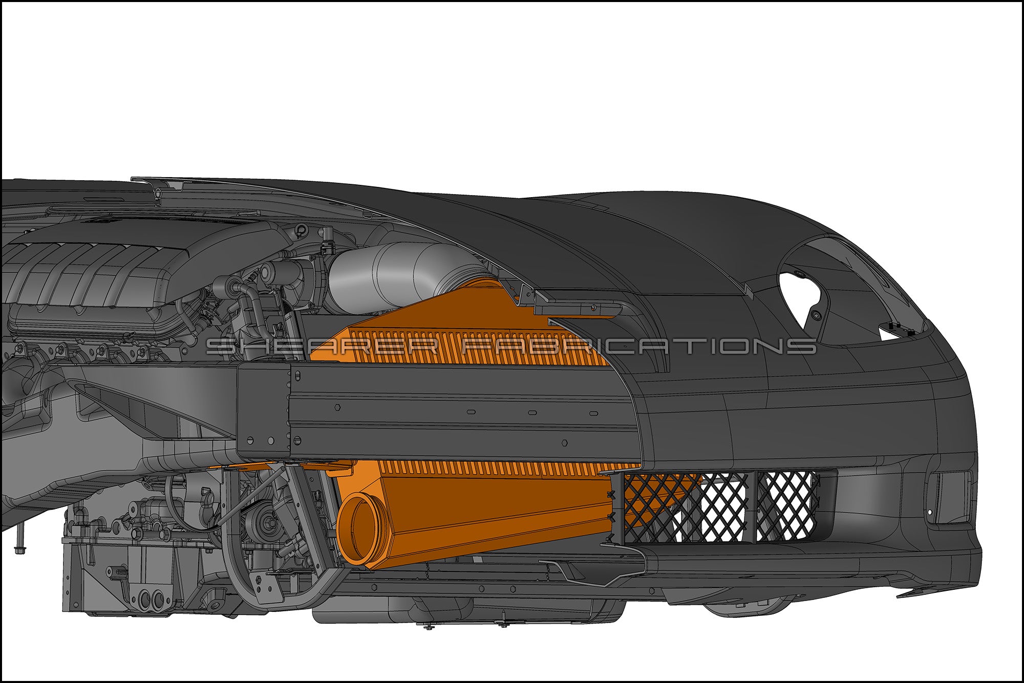 C6 Corvette Pro Series, Single Inlet/Outlet 1200hp