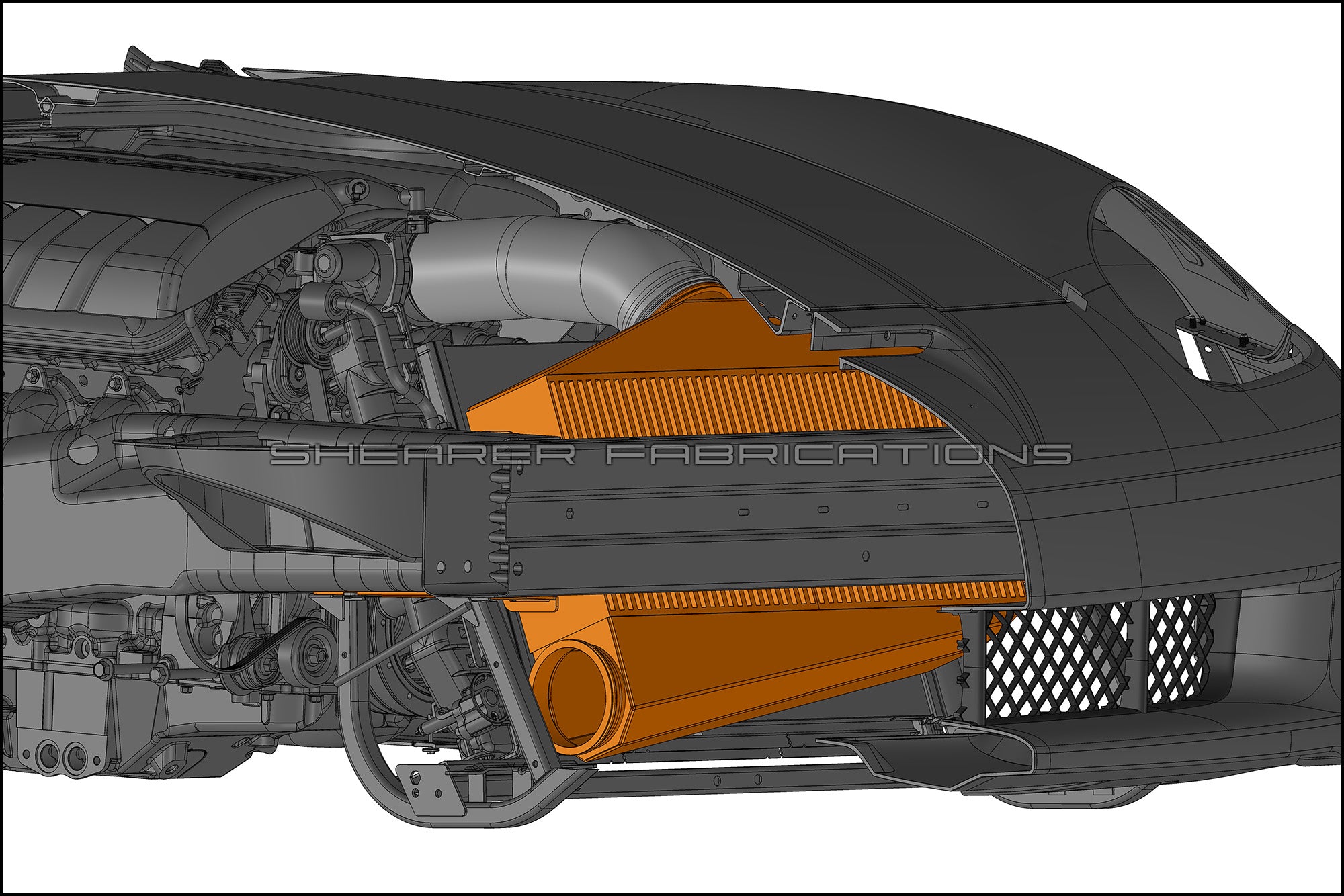 C6 Corvette Pro Series, Single Inlet/Outlet 1200hp