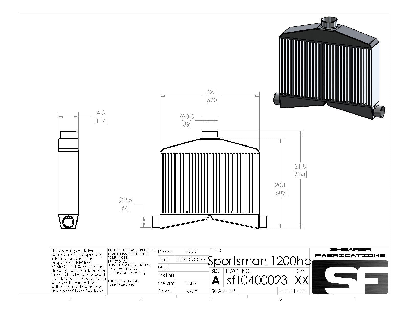 Sportsman Air/Air, 1200hp. Twin Turbo
