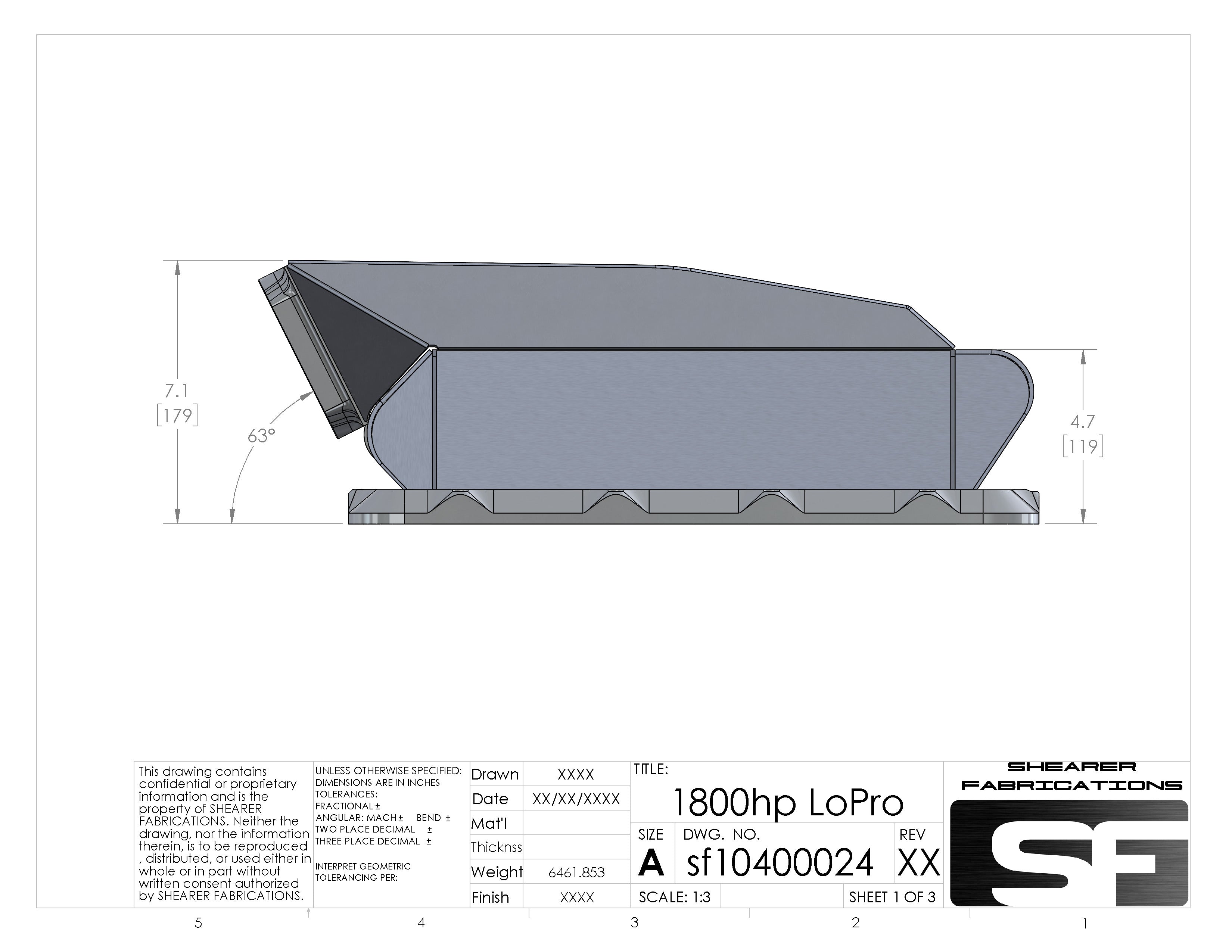 Low Profile Hi-Ram Cooler, 1800hp