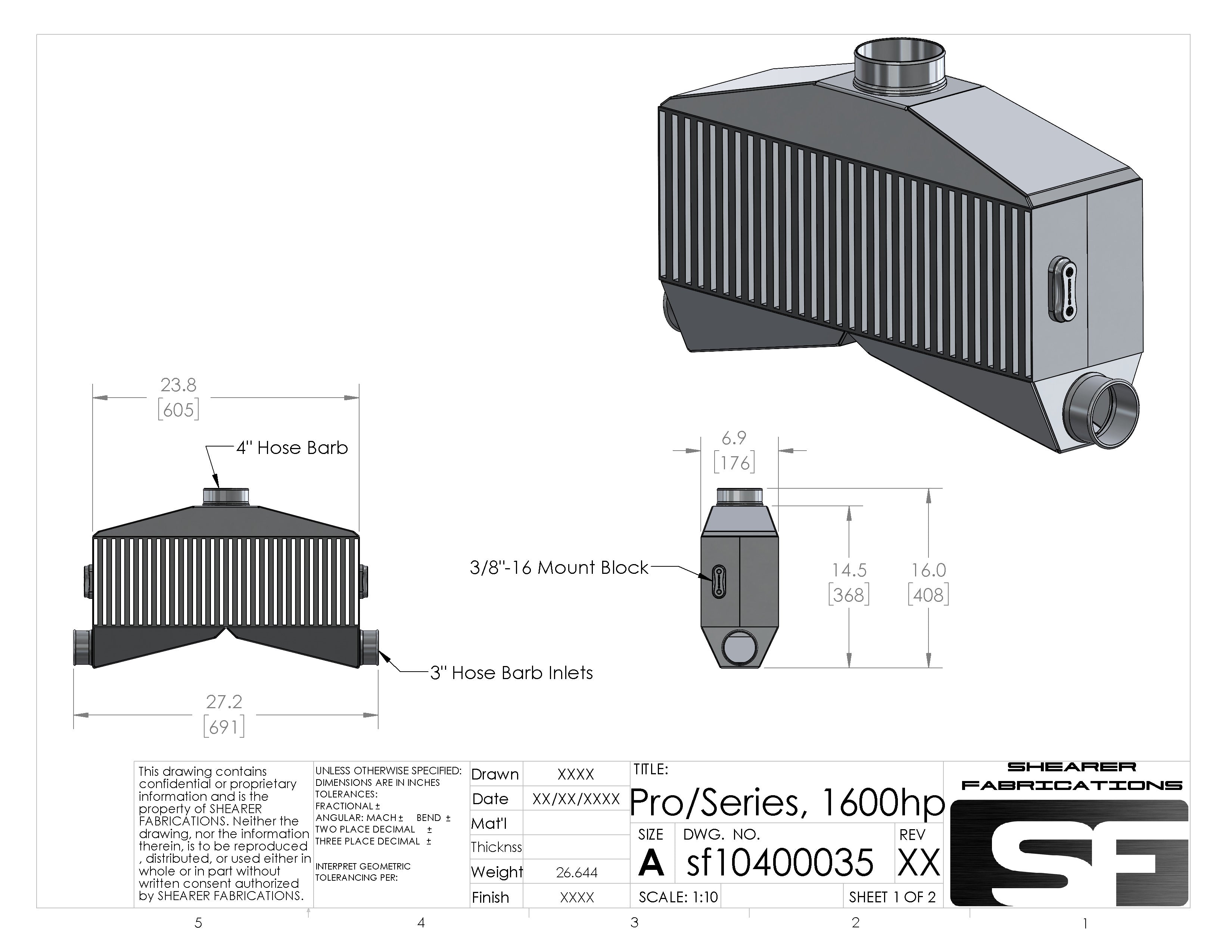 Pro/Series, TT, 1600hp