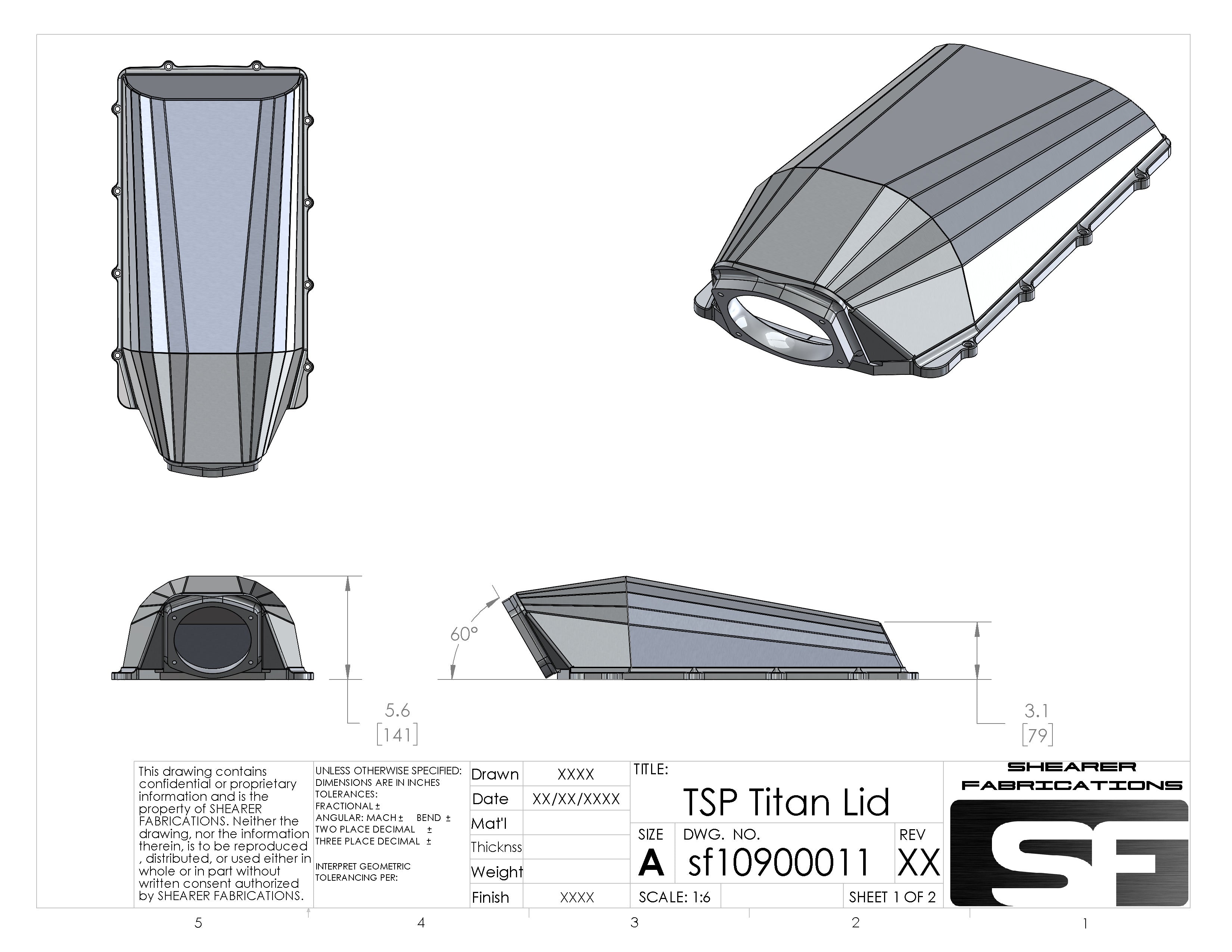 TSP Titan Sheetmetal Lid