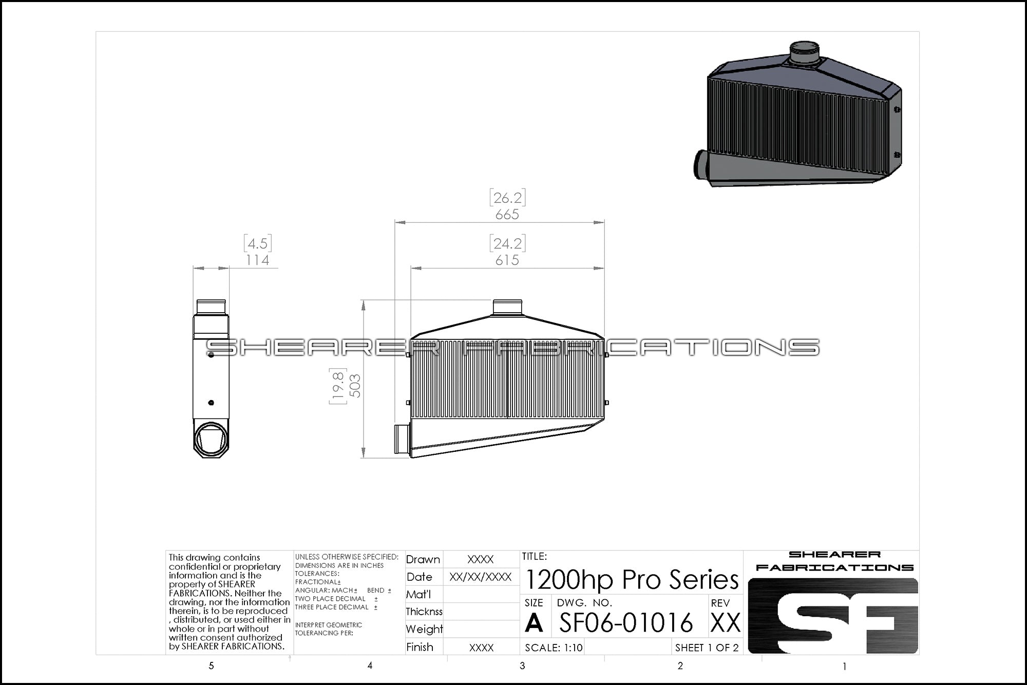 Pro/Series, 1200hp