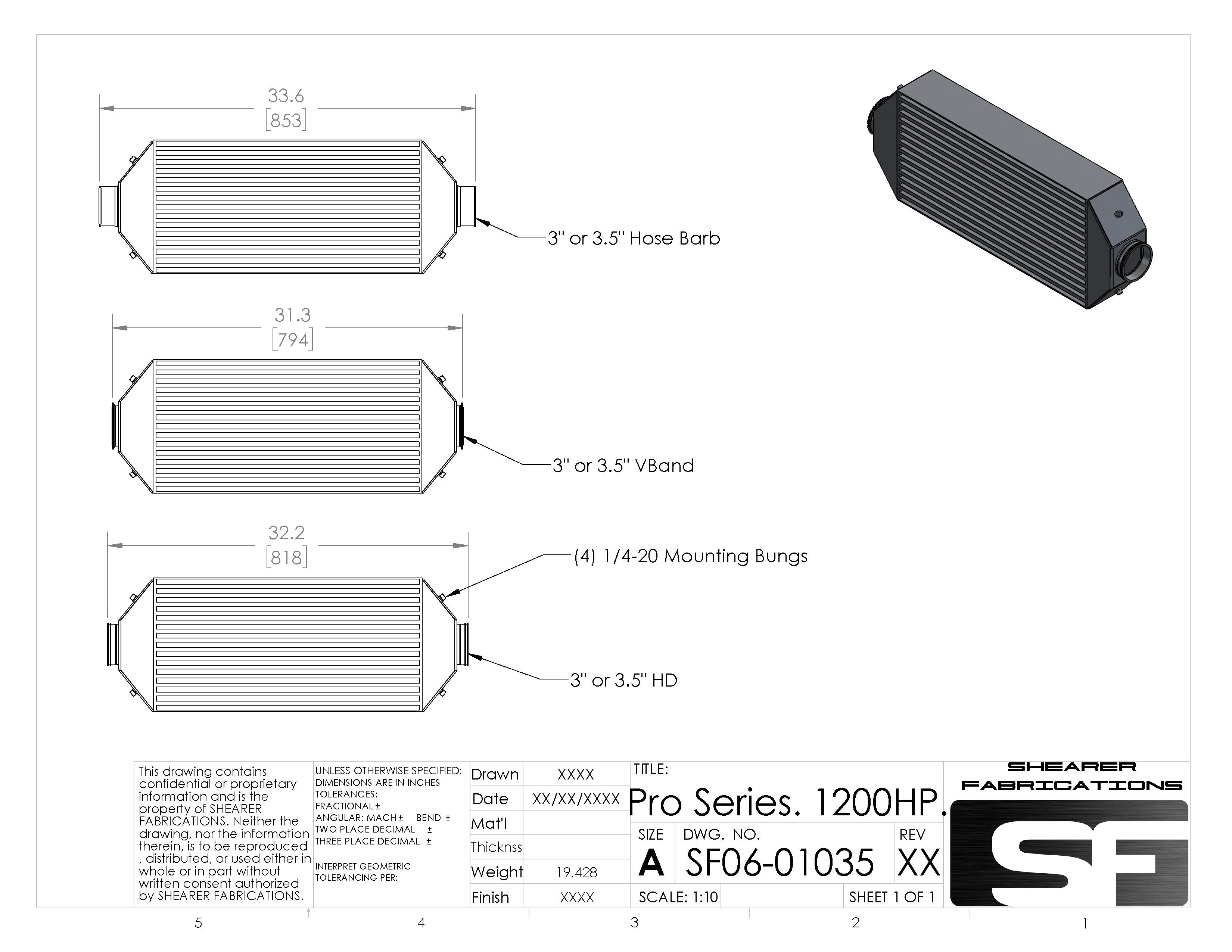 Pro/Series, 1200hp