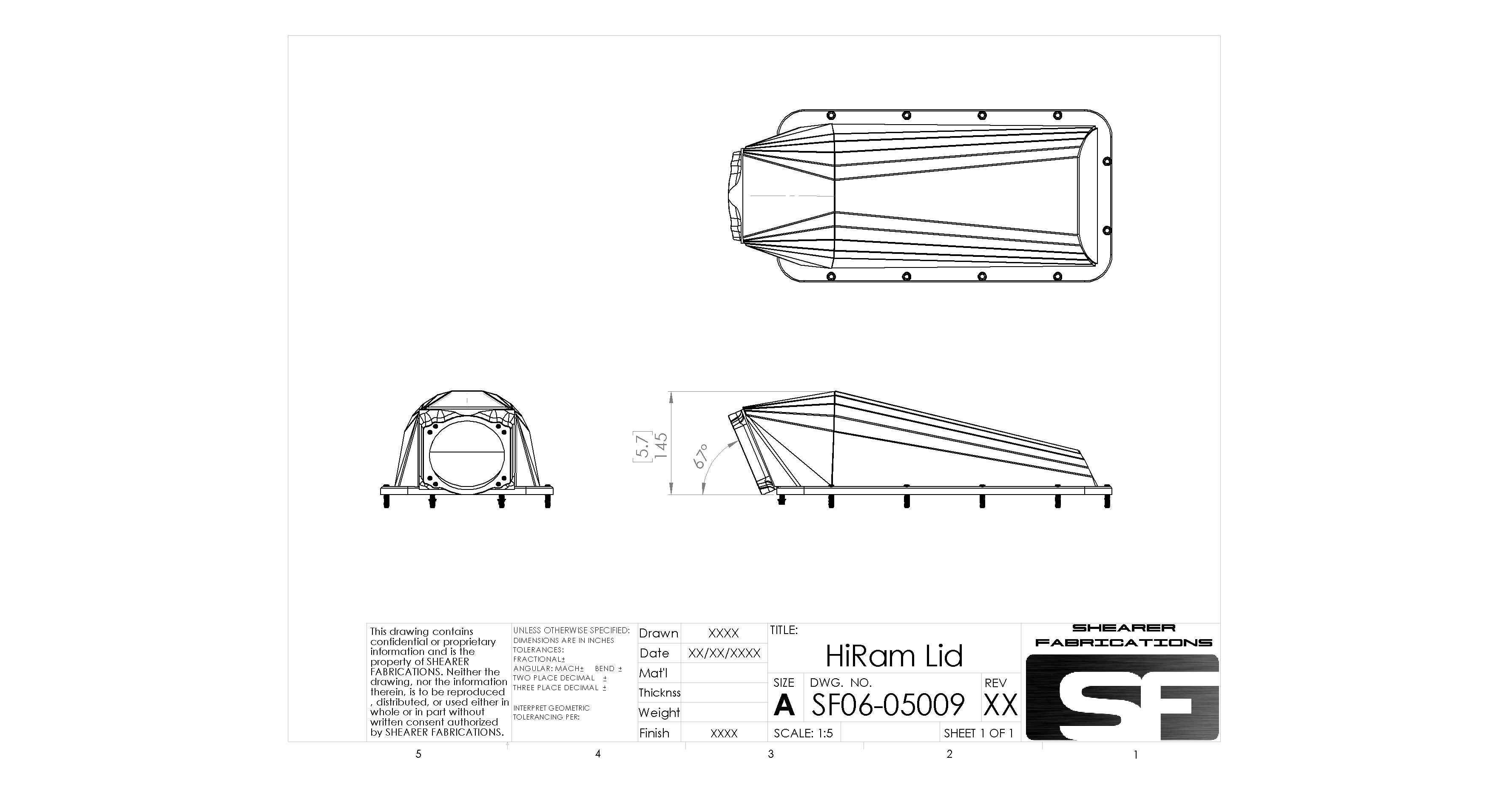 HiRam Sheetmetal Lid